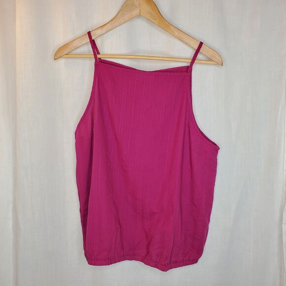 Universal Thread Fuscia Blouson Tank - NWT - Picture 1 of 7